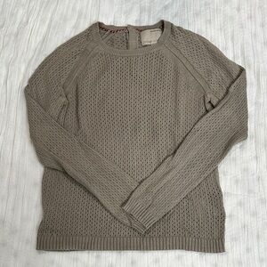 Banana Republic Taupe Crewneck Sweater